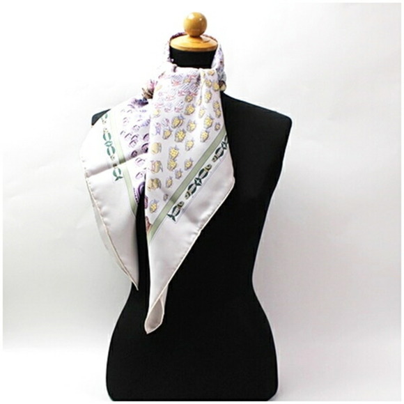 HERMES Gray Scarf - Picture 4 of 8